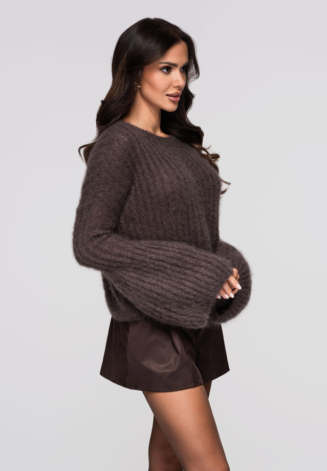 Sweter damski LW-SWSW-0117 v2 - brown