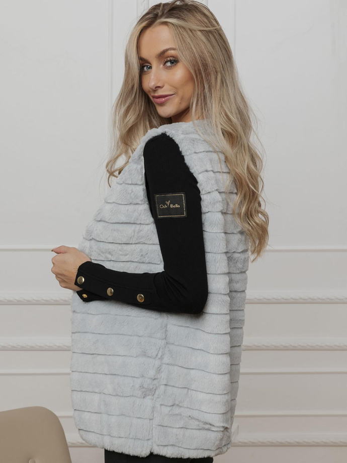 Women's vest VLR008 - light gray