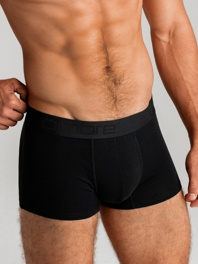 Men's cotton boxer shorts with logo - 3-pack mix V2 OM-UNBO-0105