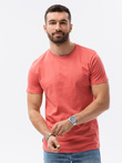 Men's plain t-shirt - coral S1370