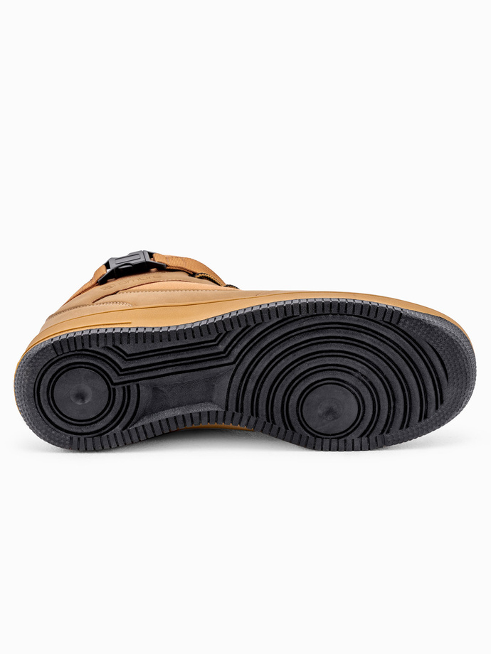 Buty męskie sneakersy za kostkę - camel V3 T317