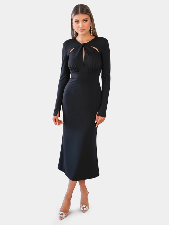SANTI midi dress DLR145 - black