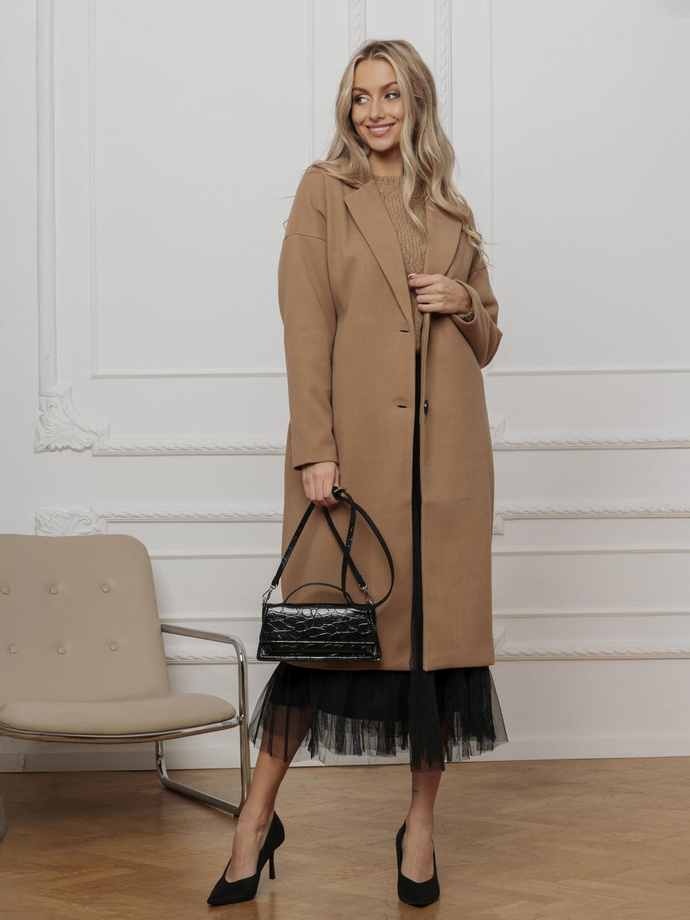 Women's coat CLR036 - camel