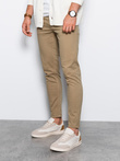 Spodnie męskie chinosy SLIM FIT - beżowe V27 P1059