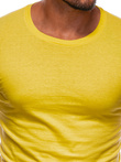 Men's plain t-shirt S970 - yellow