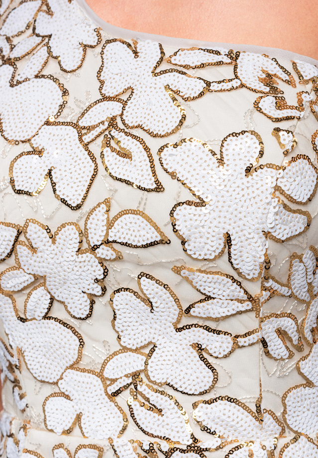 Sukienka wieczorowa LA-OM-DLR249 - white