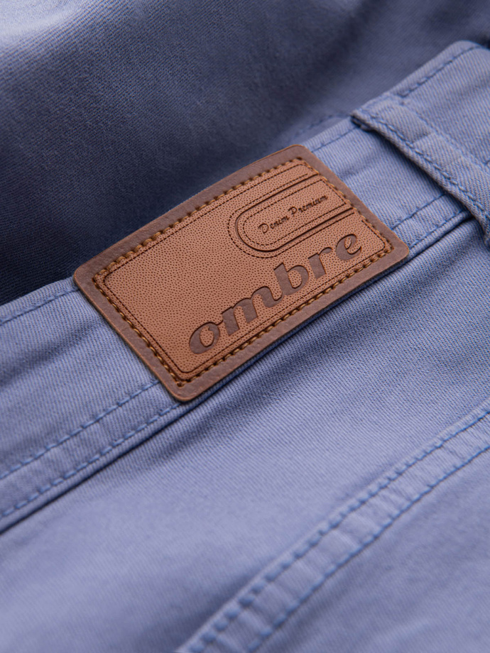 CHINO men's shorts - light blue V15 OM-SRDS-0103