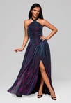 Evening dress LA-OM-DLR217 - multicolor