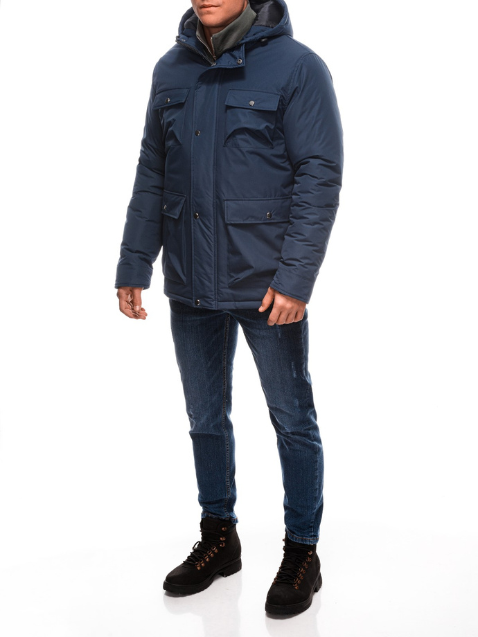 Men's winter jacket C530 - navy