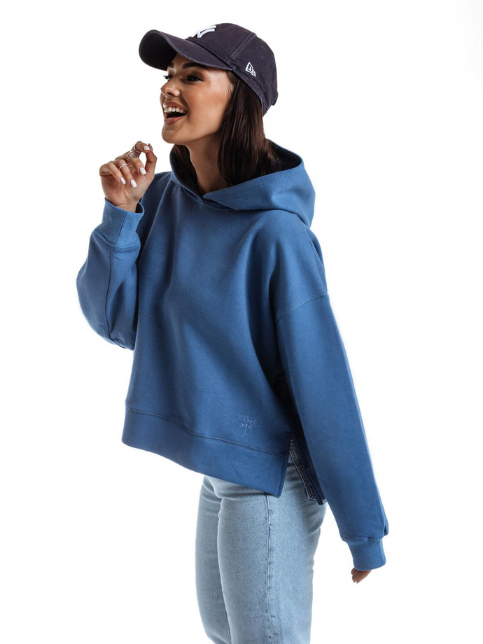 Women's hoodie TLR044 - blue