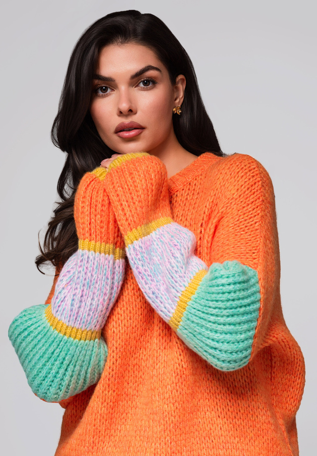 Sweter damski LW-SWSW-0107 - orange