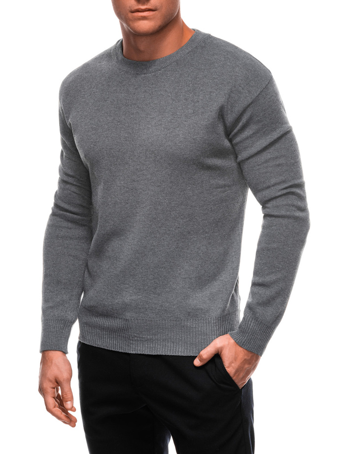 Men's sweater E242 - dark grey