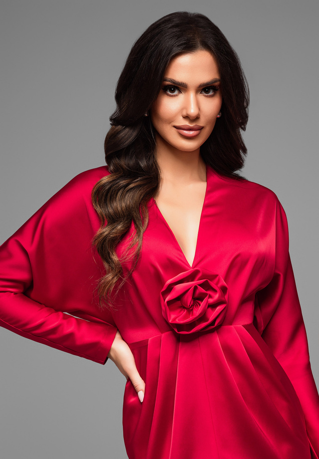 Evening dress LA-OM-DLR031 - red