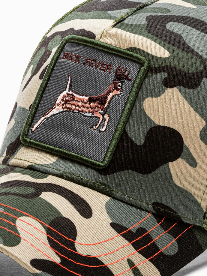 Men's cap H127 - green