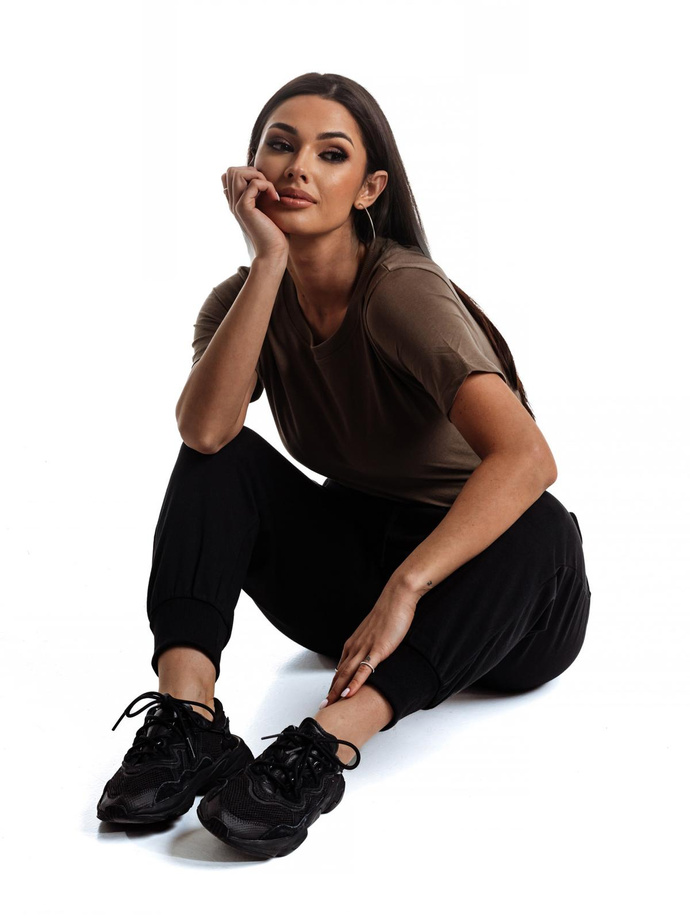 Women's sweatpants PLR265 - black