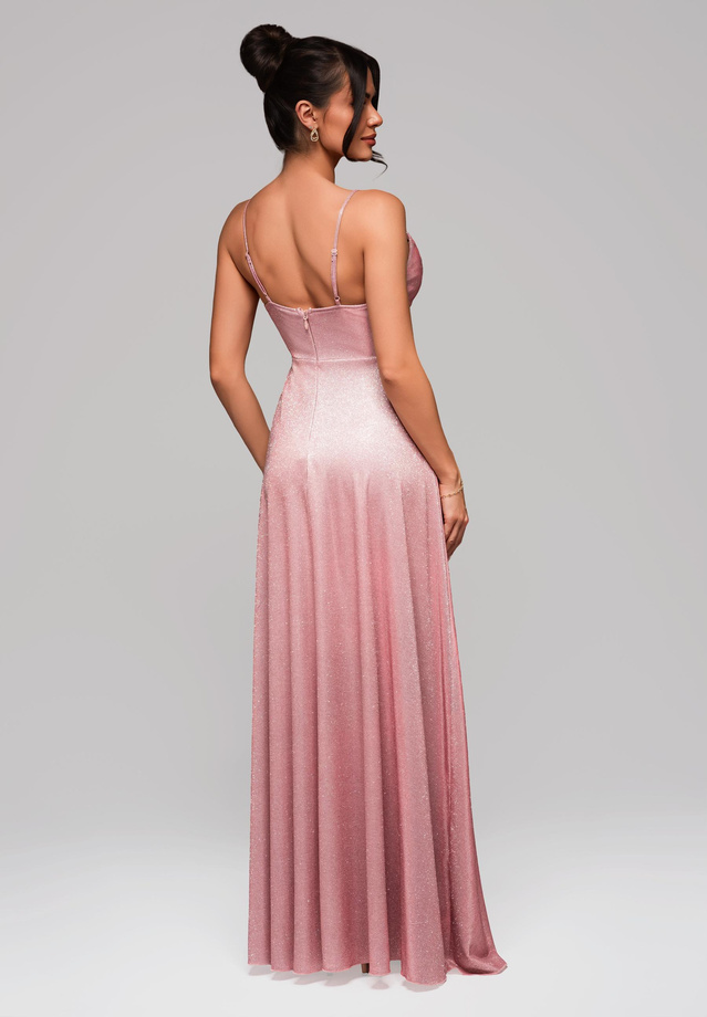 Evening dress LA-OM-DLR154 - pink