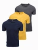 yellow || navy blue || dark grey