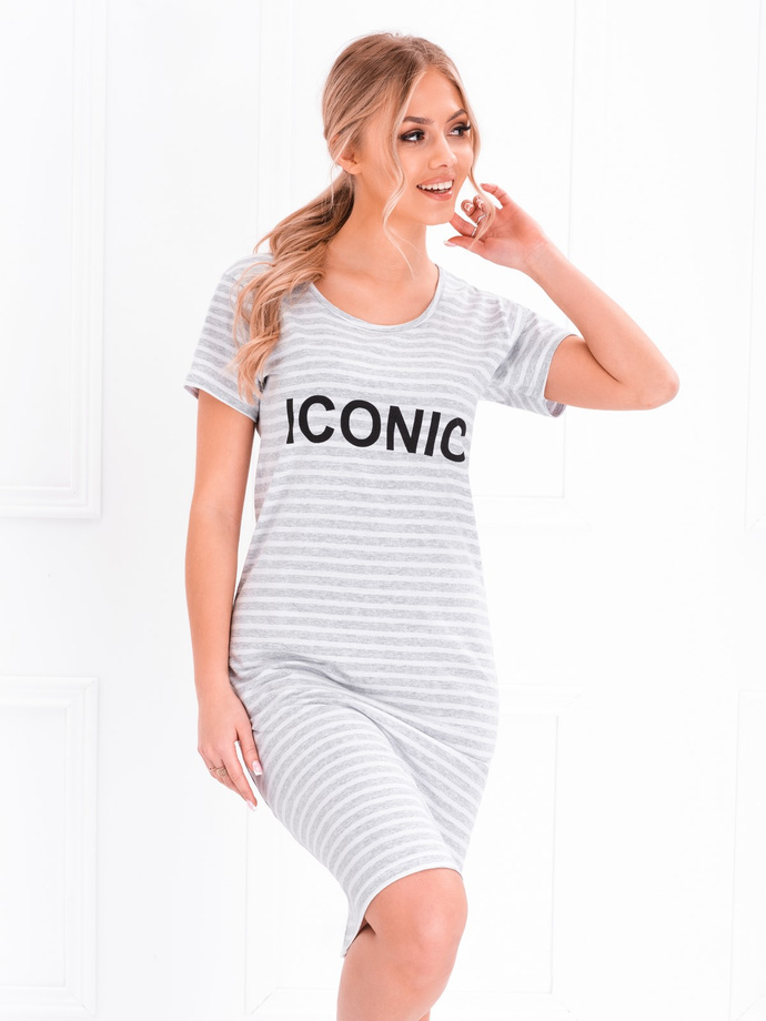 Women's pyjamas nightgown ULR167 - grey