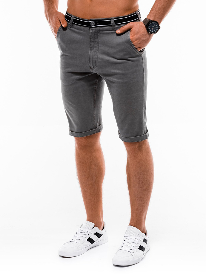 Men's bermuda shorts - grey P402