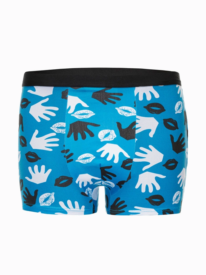 Men's boxer shorts U523 - blue