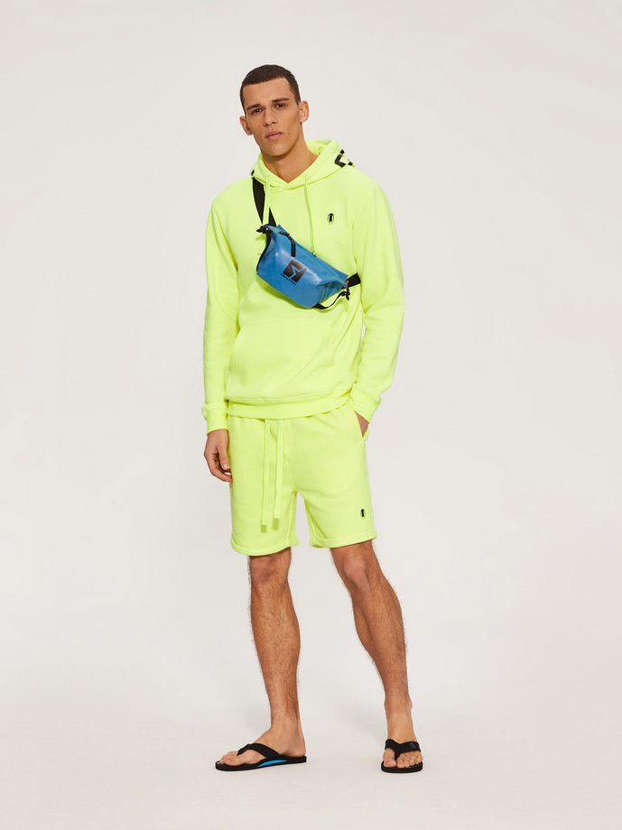 Men's shorts CLTN SH 0122 W456 - neon yellow