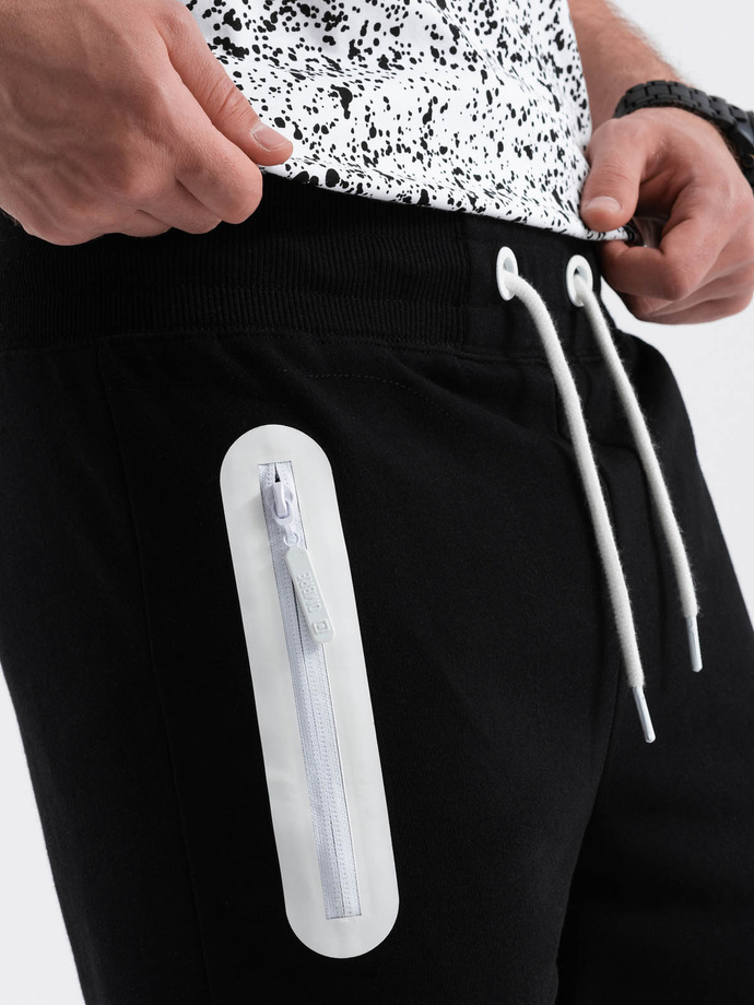 Men's sweatshorts - black V3 W239