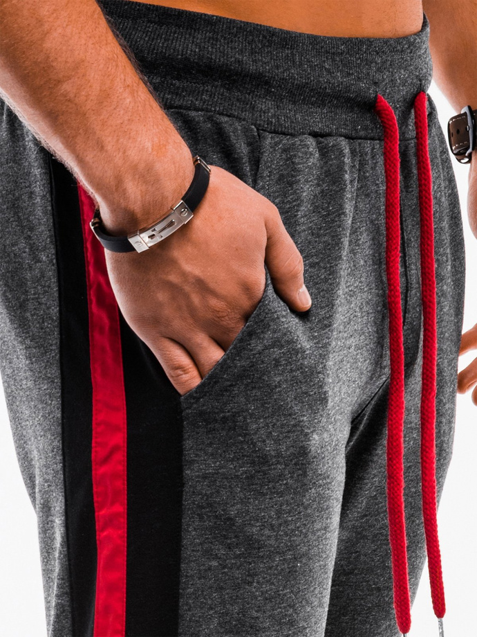 Men's sweatpants - dark grey P715