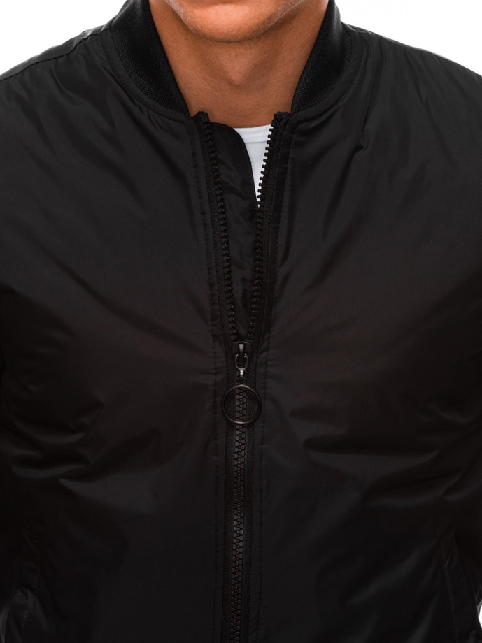 Men's mid-season jacket C532 - black