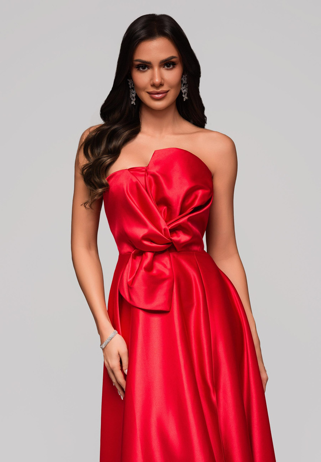 Evening dress LA-OM-DLR004 Regular Fit red