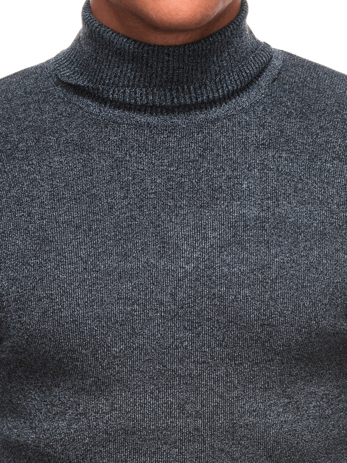 Men's turtleneck sweater E250 - gray