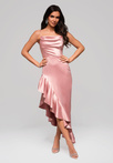 Evening dress LA-OM-DLR130 - dirty pink