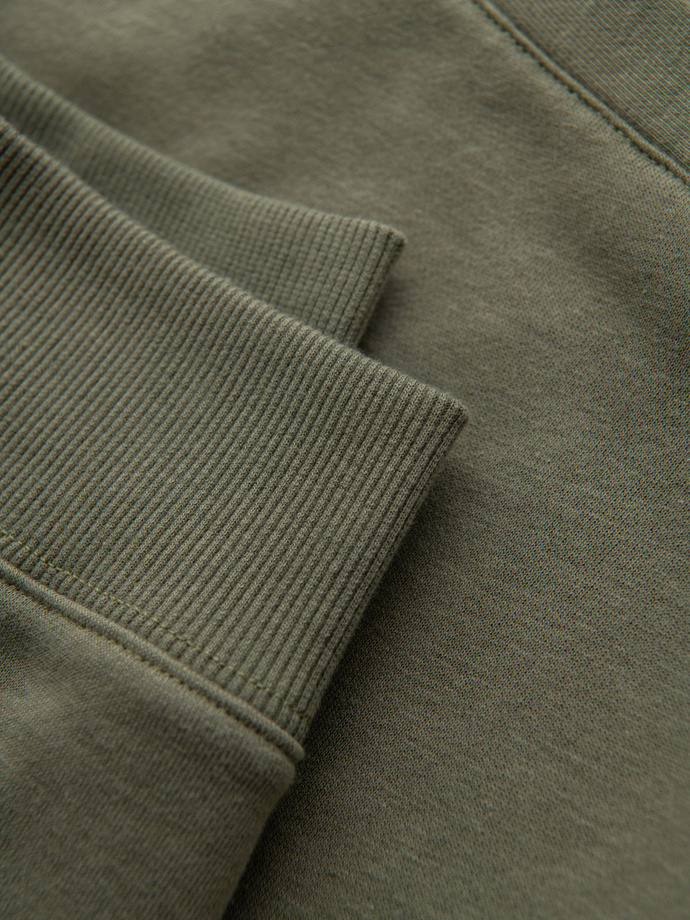 Men's sweatpants joggers - olive V4 OM-PASK-0280