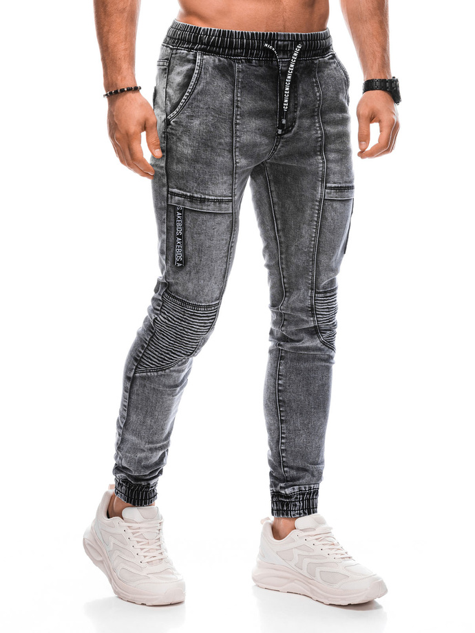 Men's pants joggers P1372 - grey