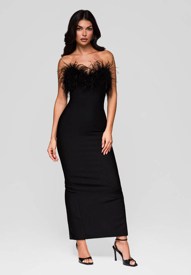 Evening dress LA-OM-DLR239 black