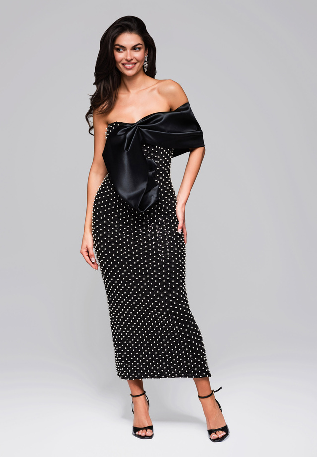 Evening dress LA-OM-DLR255 - black