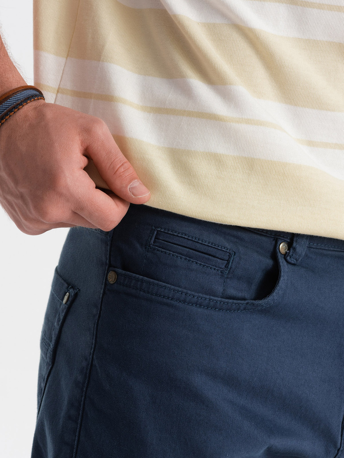 Men's CHINO shorts - dark blue V8 OM-SRDS-0103