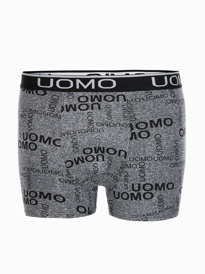 Men's boxer shorts U400 - grey