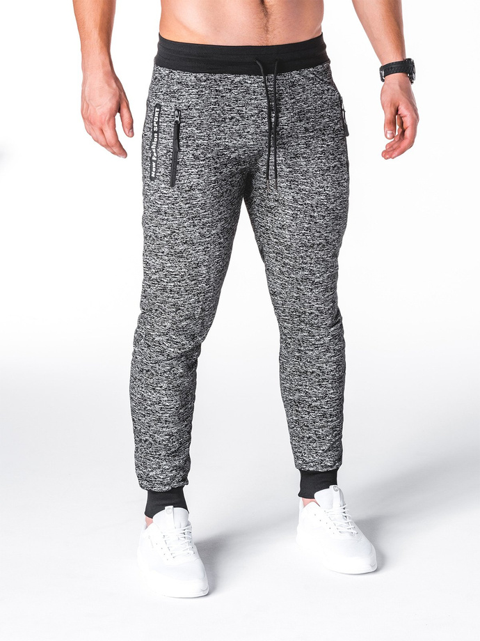 Men's sweatpants P688 - dark grey
