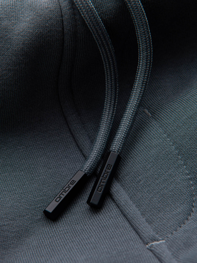 BASIC men's cotton sweatpants joggers - graphite V11 OM-PABS-0174