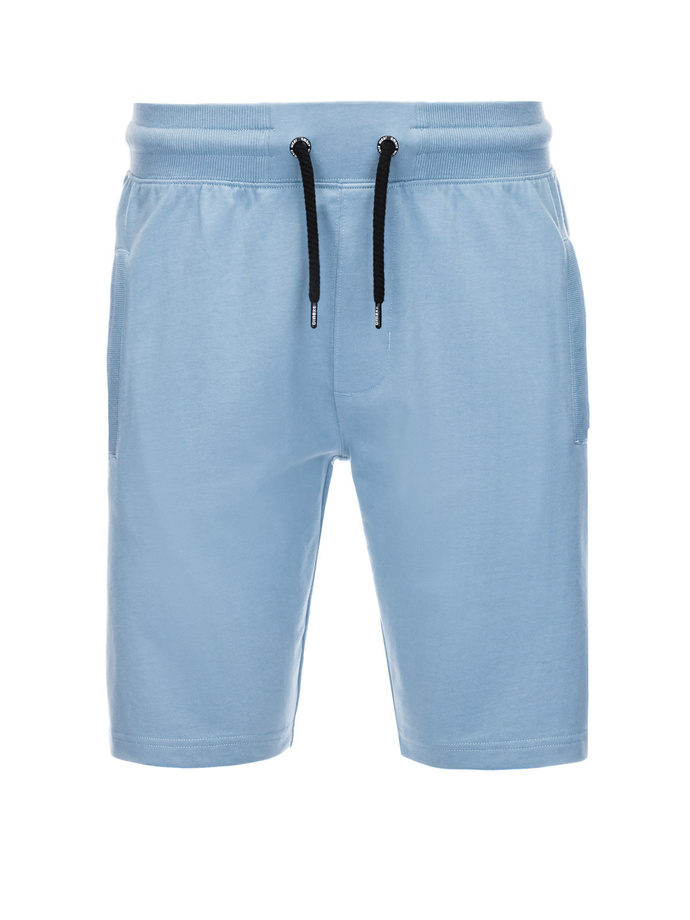 Men's knit shorts - light blue V3 W291