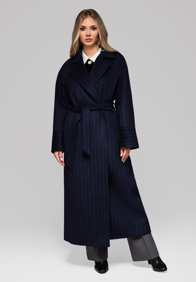 Men's minimalist coat with detachable vest - beige V1 OM-COLC-0139