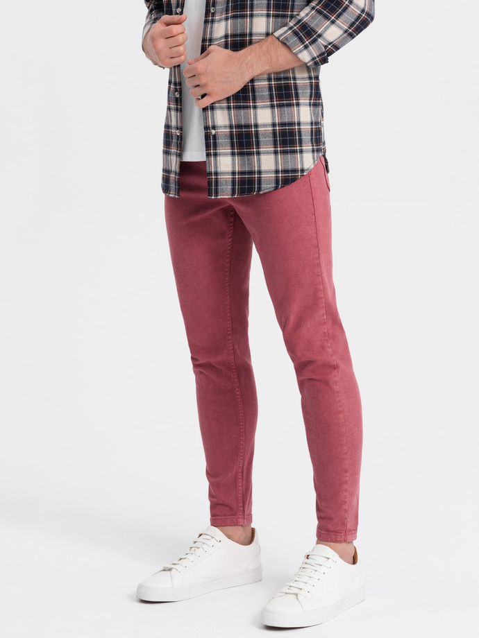 Men's jeans - red P1058