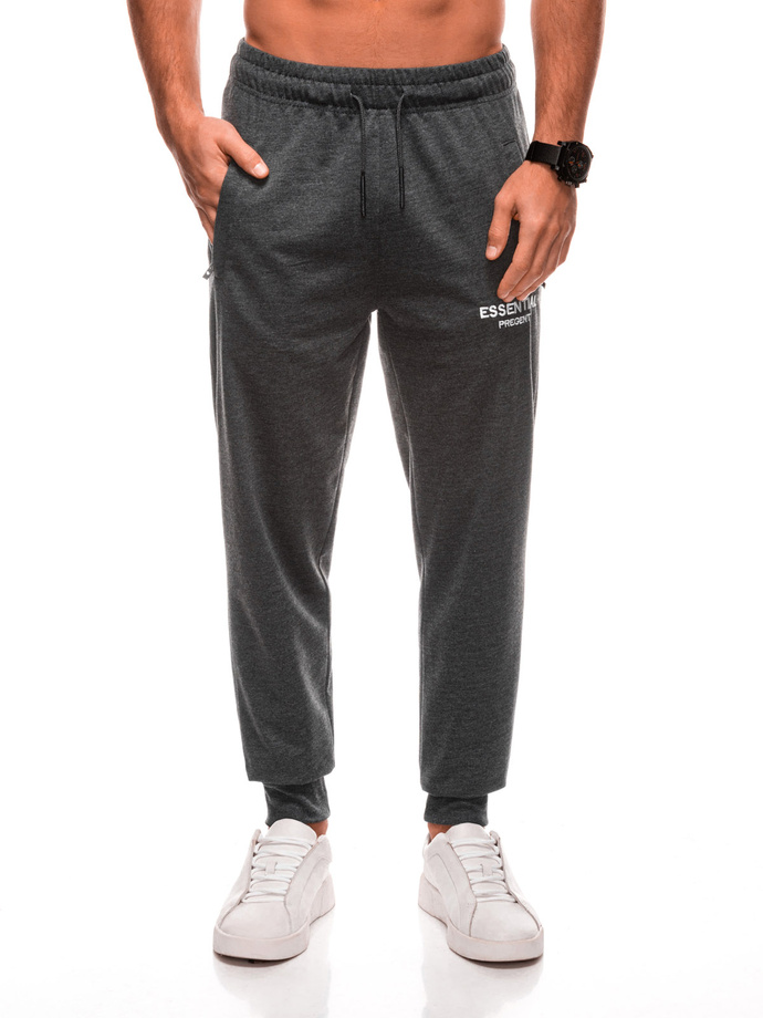 Men's sweatpants P1501 - dark grey