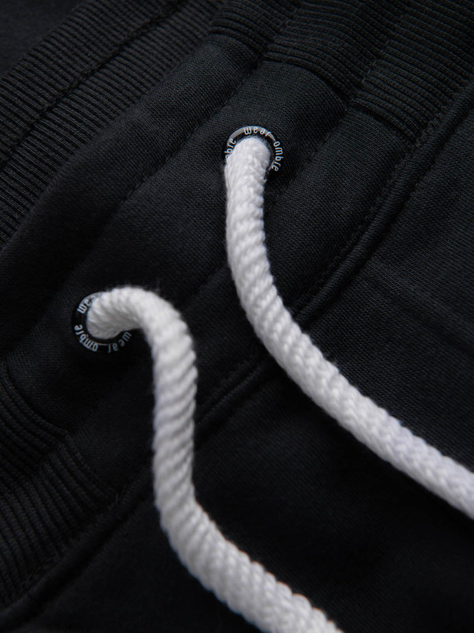 Men's sweatpants - black P866