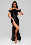 Evening dress LA-OM-DLR213 - black