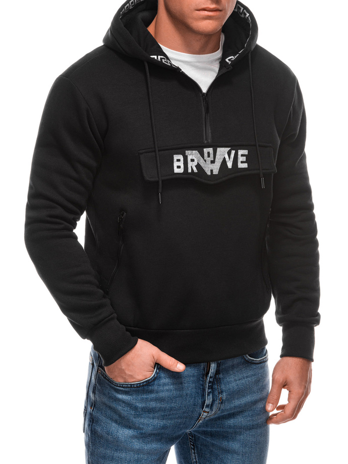 Men's zip-up sweatshirt B1698 - black