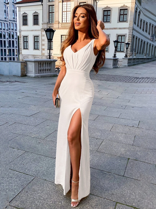 HONEY maxi dress DLR166 - ecru