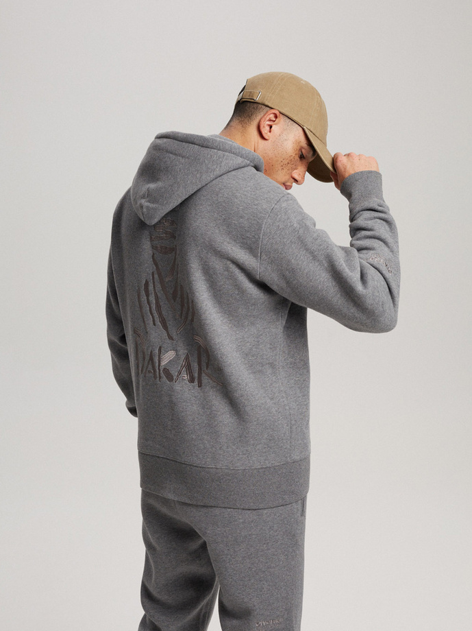 Men's sweatshirt DKR DSRT ZH13 B1567 - grey melange