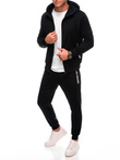 Men's sweatshirt + sweatpants set Z89 - black