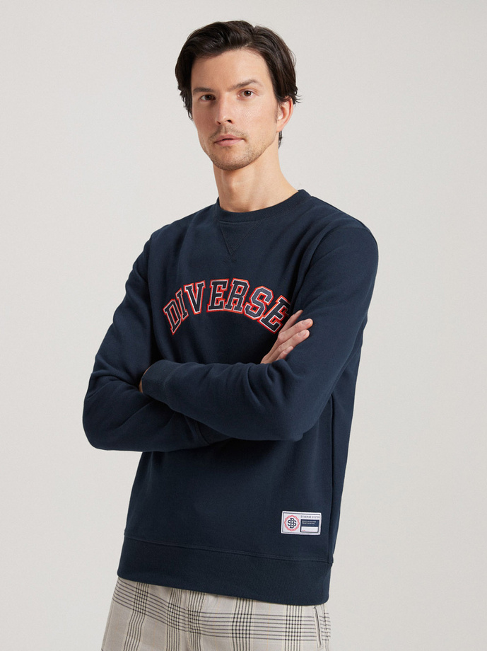 Men's sweatshirt CHESTCREW B1576 - navy